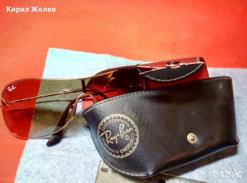 Ray Ban MADE in ITALY СТИЛНИ МАРКОВИ СЛЪНЧЕВИ ОЧИЛА МАСКА с КАЛЪФ 47711, снимка 1