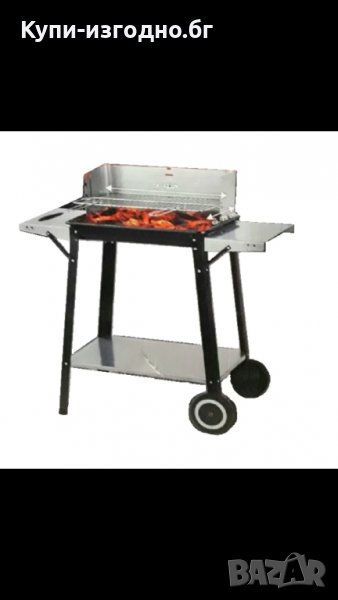 Барбекю Best of BBQ количка за грил на дървени въглища, снимка 1