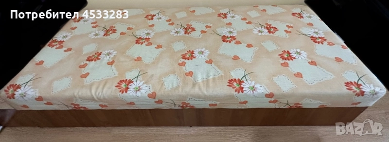 Единично легло + матрак, снимка 1