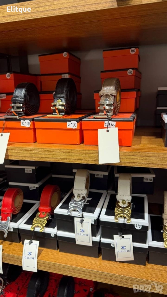 колани от естествена кожа в кутия celine louis vuitton hermes loewe , снимка 1