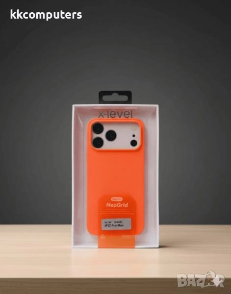 Калъф PVC X-Level NeoGrid MagSafe / Оранжев / за iPhone 17 Pro 6.3 Баркод : 3133405, снимка 1