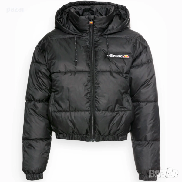 ELLESSE Оригинално Дамско Късо Пухено Яке Грейка с Качулка L-XL, снимка 1