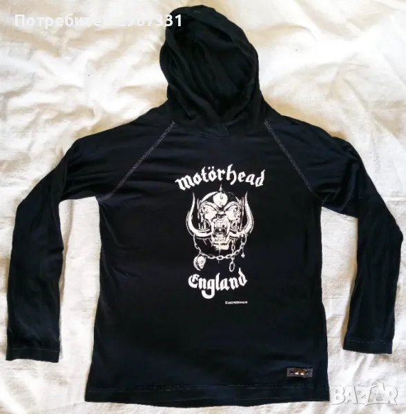 тениска с дълъг рукав и качулка групи Motorhead. 2005. Официален продукт, снимка 1