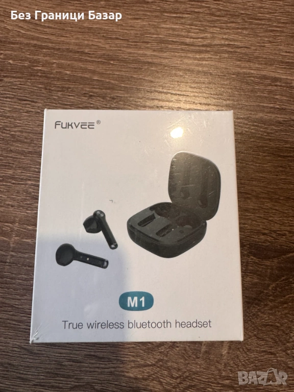 Нови True Wireless слушалки M1 Bluetooth 10метра обхват със зарядна кутия Type-C, снимка 1