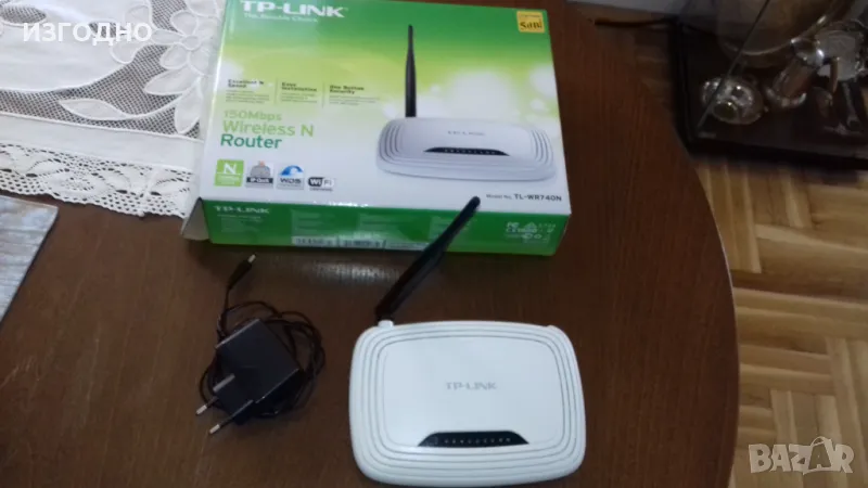 19 ЛЕВА ПОЧТИ НОВ*Безжичен рутер, снимка 1