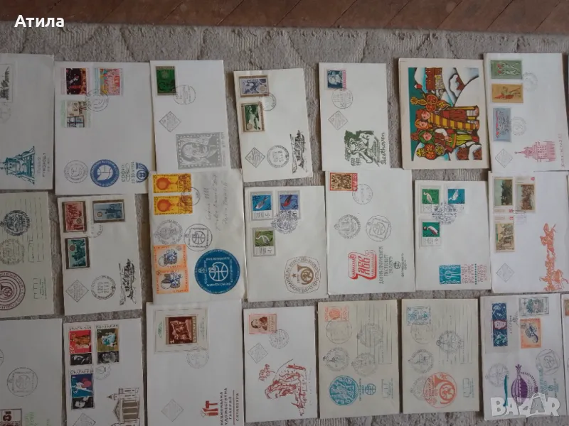 пощенски пликове първодневни 75 бр, снимка 1