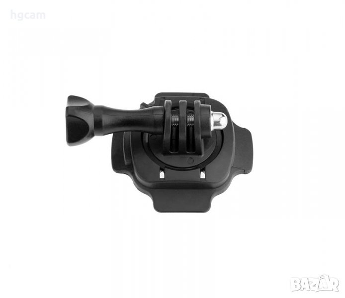 Ротационна 360 стойка за каска за екшън камери GoPro и др., снимка 1