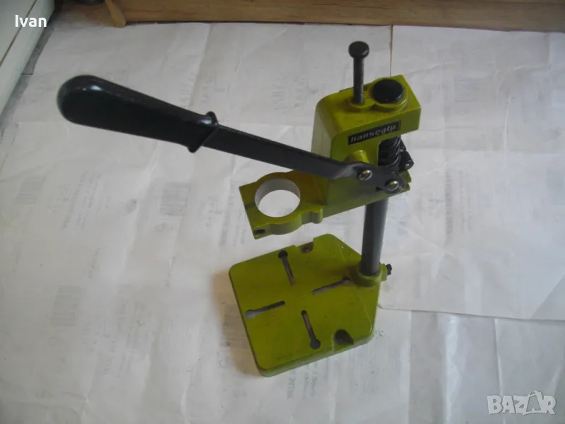 HANSEATIC НОВА НЕМСКА СТОЙКА ЗА БОРМАШИНА ОЛЕКОТЕНА АЛУМИНИЕВА 2,0 кг/работен ход 60 мм, снимка 1