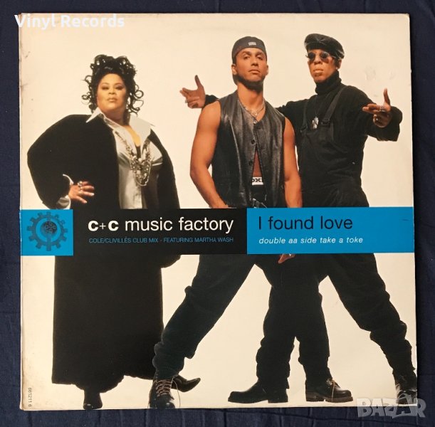 C&C Music Factory – I Found Love / Take A Toke, Vinyl 12", 33 ⅓ RPM, снимка 1