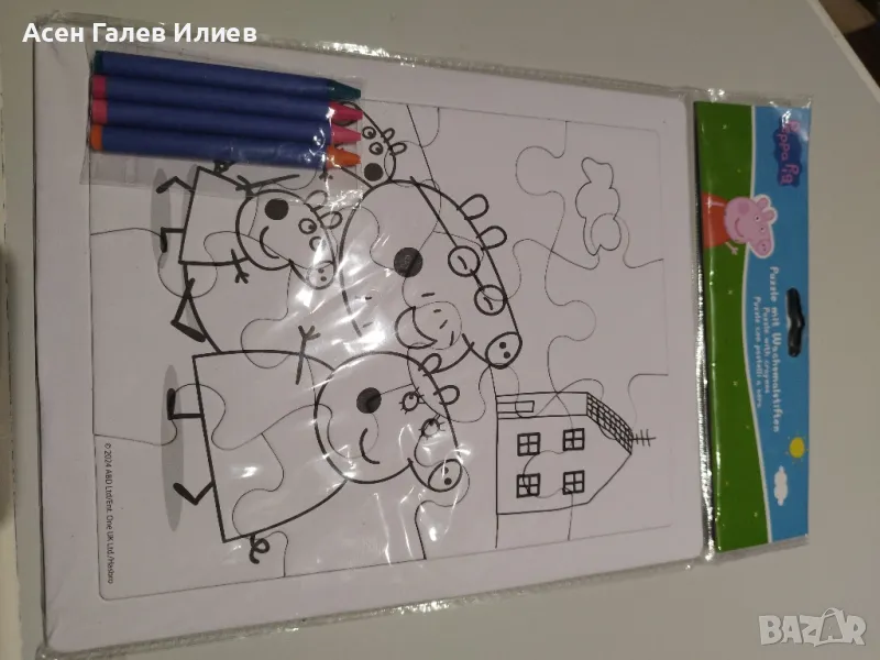 Пъзел с восъчни боички, снимка 1