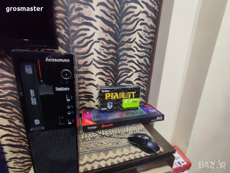 GAMING-PC!!! Lenovo ThinkCentre E73 – Intel Core i7-4770K, 16GB RAM, NVIDIA GT 1030 (2GB), снимка 1