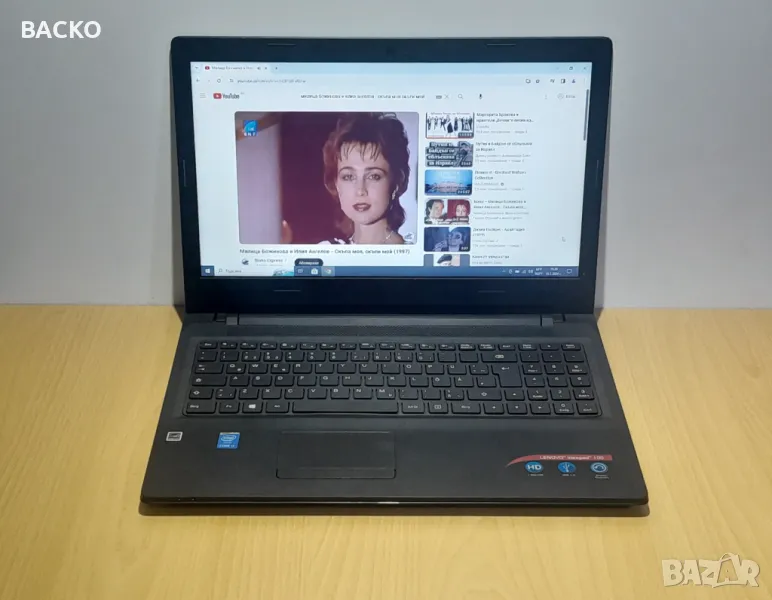 Лаптоп LENOVO Ideapad 100-15IBD I3-5005U/128Gb SSD, снимка 1