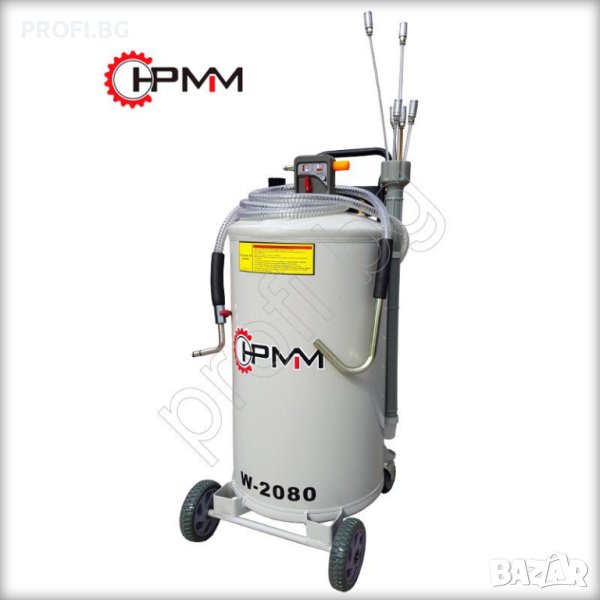 Помпа за изсмукване на отработено масло с щеки 65L, снимка 1