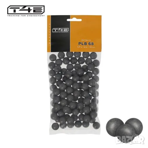 Полиуретанови топчета T4E Practice PLB cal. 68 Polyballs - 100 бр, снимка 1