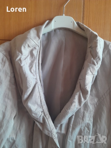 Сиво сако с джобчета, снимка 3 - Сака - 51492193