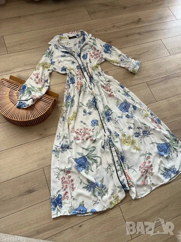 Дълга цветна рокля