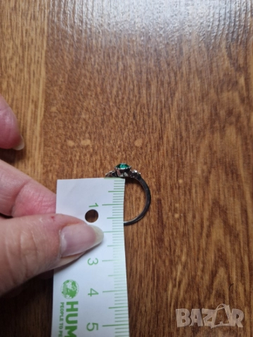 ПРОМОЦИЯ! ДВА ЗА ЕДИН пръстени със зелени камъни, снимка 4 - Пръстени - 52398681