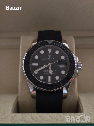 Rolex Yacht Master 42mm Мъжки Автоматичен Часовник Пълен Комплект Самонавиващ се Механизъм , снимка 3 - Мъжки - 53598607