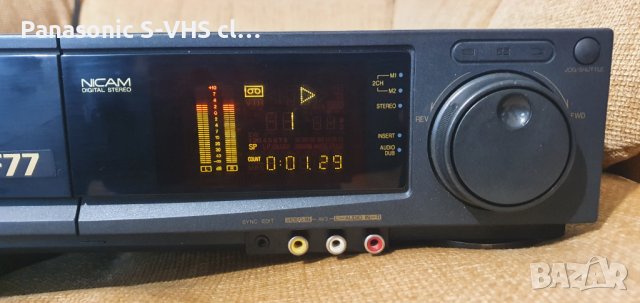 Panasonic NV-F77В Hi-Fi stereo 4 глави 2 скорости на запис SPLP, снимка 2 - Плейъри, домашно кино, прожектори - 43465784