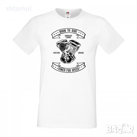 Мъжка тениска Born To Ride Изненада,Подарък,Празник , снимка 2 - Тениски - 36813059
