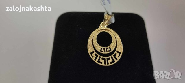 Нова Златна висулка-0,74гр/14кр, снимка 2 - Колиета, медальони, синджири - 43392217