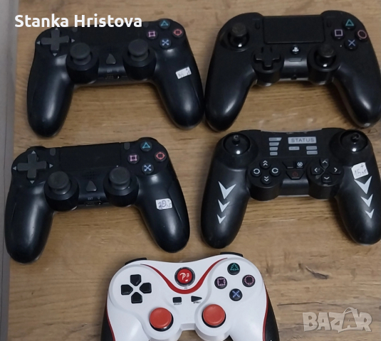 Различни модели джойстици. 