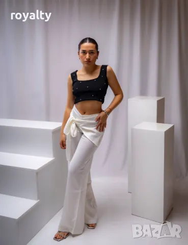 Бял дамски панталон , снимка 3 - Спортни екипи - 49703031