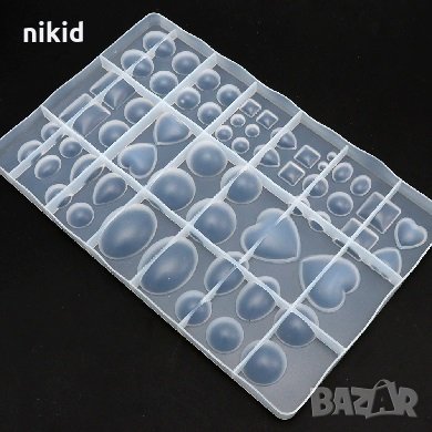 огромен комбиниран форми силиконов молд форма калъп фондан смола шоколад гипс бижута камъни декор, снимка 4 - Форми - 33466585