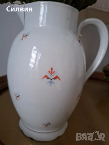 Кана, Ваза, ретро порцелан , снимка 3 - Други ценни предмети - 52790486