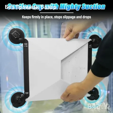 Нова стойка Starlink Mini вендуза монтаж за кола, кемпер, лодка – здраво закрепване, снимка 2 - Други стоки за дома - 50287012