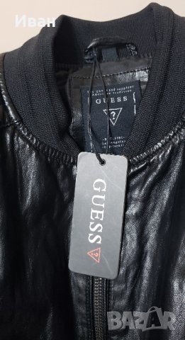 Ново кожено яке GUESS., снимка 4 - Якета - 43961235