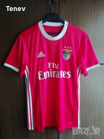 Benfica Adidas 2019/2020 оригинална тениска фланелка Бенфика размер S, снимка 1 - Тениски - 43865628