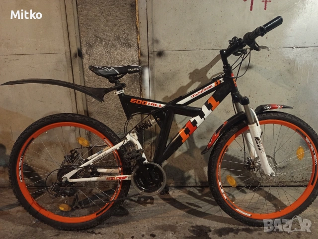 26 цола алуминиев велосипед с 21 скорости усилени капли амортисьори предни и задни дискови спирачки, снимка 9 - Велосипеди - 53276415