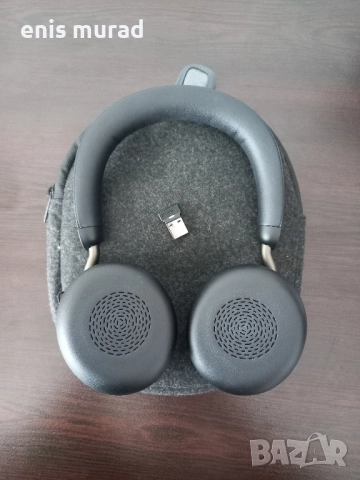 Jabra Evolve2 75 – безжични професионални слушалки + Desk Stand + Link 380, снимка 10 - Слушалки за компютър - 51947339