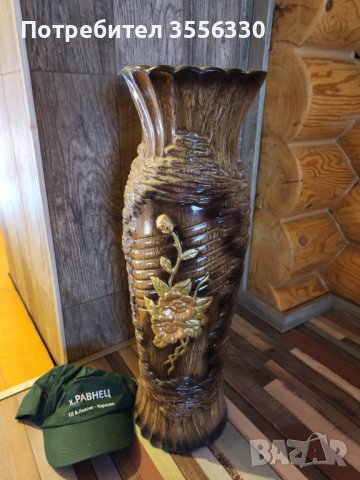 Керамична ваза - висока 60см., снимка 1 - Вази - 43838016
