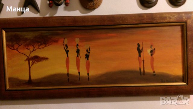 Африкански картини, снимка 9 - Картини - 27888562