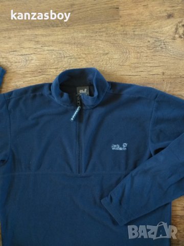 jack wolfskin Men's Hart Mountain Half Zip - страхотна мъжка блуза , снимка 9 - Блузи - 39178295