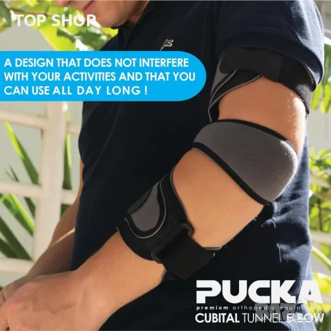 PUCKA Лакътна скоба, регулируема опора за лакътна шина за ръка за ляво и дясно (STD-2 (L-XL-XXL)), снимка 5 - Шини - 49819790