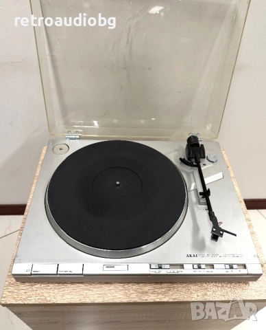 🔉Ретро грамофон AKAI AP-Q310 quartz lock - пълен автоматик - Made in Japan🔉, снимка 2 - Грамофони - 53041146