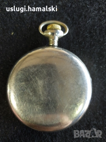 Стар джобен часовник/работещ, снимка 4 - Антикварни и старинни предмети - 52813508