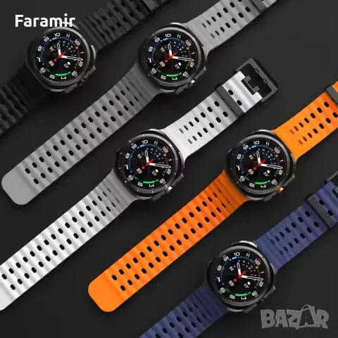 Силиконови каишки Smart Pulse Premium за смарт часовник Samsung Watch 7 Ultra 47mm