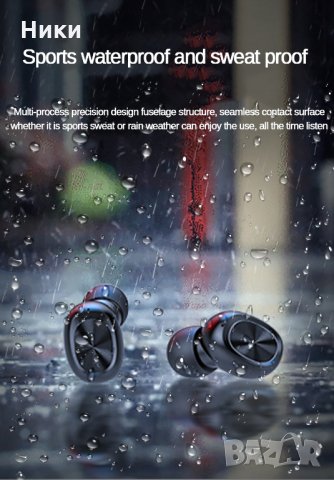 Bluetooth 5,0, Слушалки, беспроводни, Hi-Fi, стерео, бас, снимка 9 - Слушалки, hands-free - 27267257