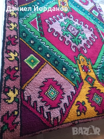 Губер / Китеник - 100% Вълна - Троянска шарка, снимка 2 - Покривки за легло - 52210887