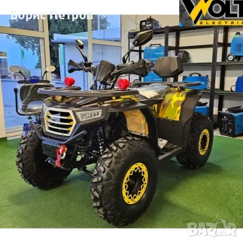 Бензиново АТВ BULLMAX 200cc, R/N/D автоматик, лебедка, теглич, маслено охлаждане, DESERT , снимка 8 - Мотоциклети и мототехника - 47884543