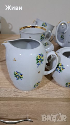 Много красив руски порцеланов сервиз!, снимка 8 - Сервизи - 43188150