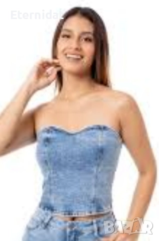 Дънково бюстие H&M