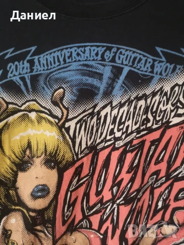 Тениска Erostika Rockin Jelly Bean , снимка 5 - Тениски - 50482097