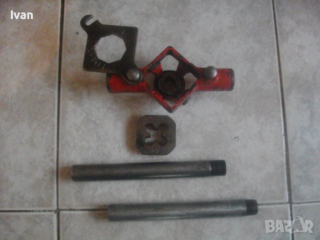 Made in USA/FRANCE/GERMANY-Плашка За Резби На Тръби/Винторезка/Винтонарезка-RIDGID/CENTRAL/FULAX, снимка 8 - Други инструменти - 37348860