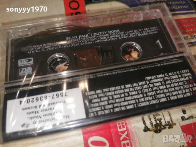 SEAN PAUL-ORIGINAL TAPE 1012250848, снимка 4 - Аудио касети - 52717365