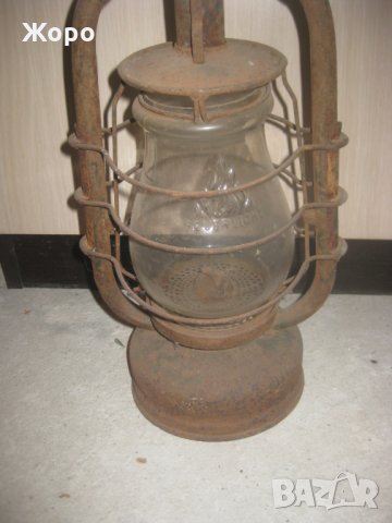 Старинен Немски газен фенер от времето на Вермахта, снимка 1 - Антикварни и старинни предмети - 27834174